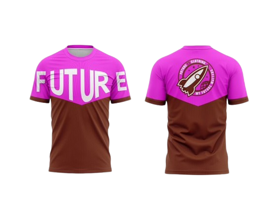 PINK BROWN TSHIRT